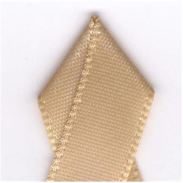 Papilion Papilion R074400160826100Y .63 in. Double-Face Satin Ribbon 100 Yards - Raw Silk R074400160826100Y - main